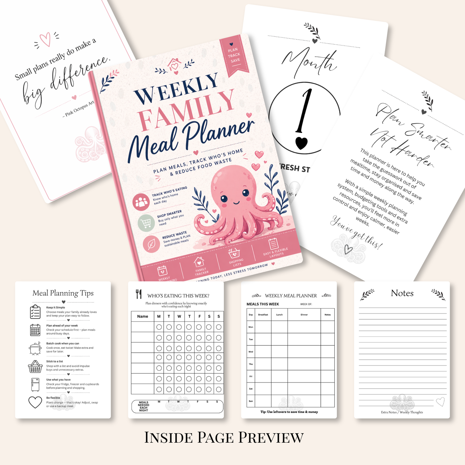 Weekly Meal Planners