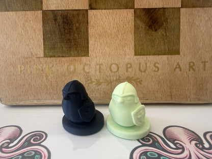 Enchanted Garden Chess Set | Handmade Fantasy Woodland Chess Pieces