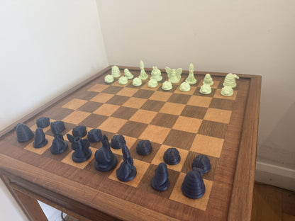 Enchanted Garden Chess Set | Handmade Fantasy Woodland Chess Pieces