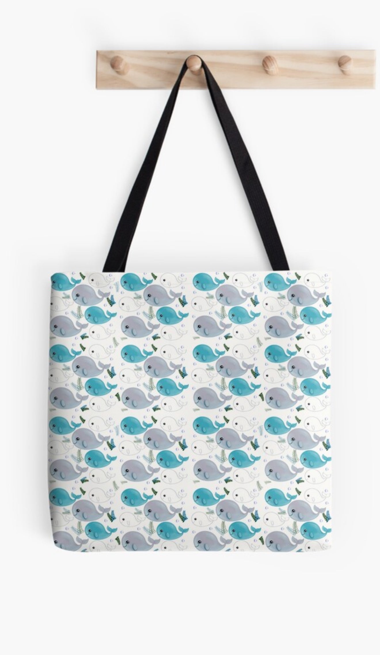 Whales Swimming| Seamless Pattern | Hand Drawn | Digital Download | Commercial Use | Repeating Design | High Resolution (12X12 Inch, 300 DPI)