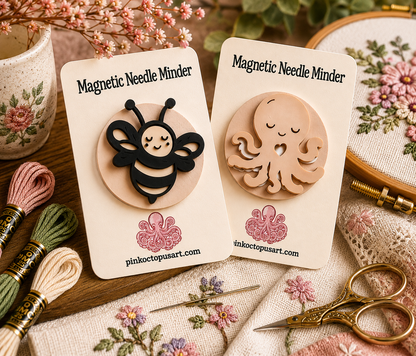 Magnetic Needle Minder | Handmade Sewing & Embroidery Accessory
