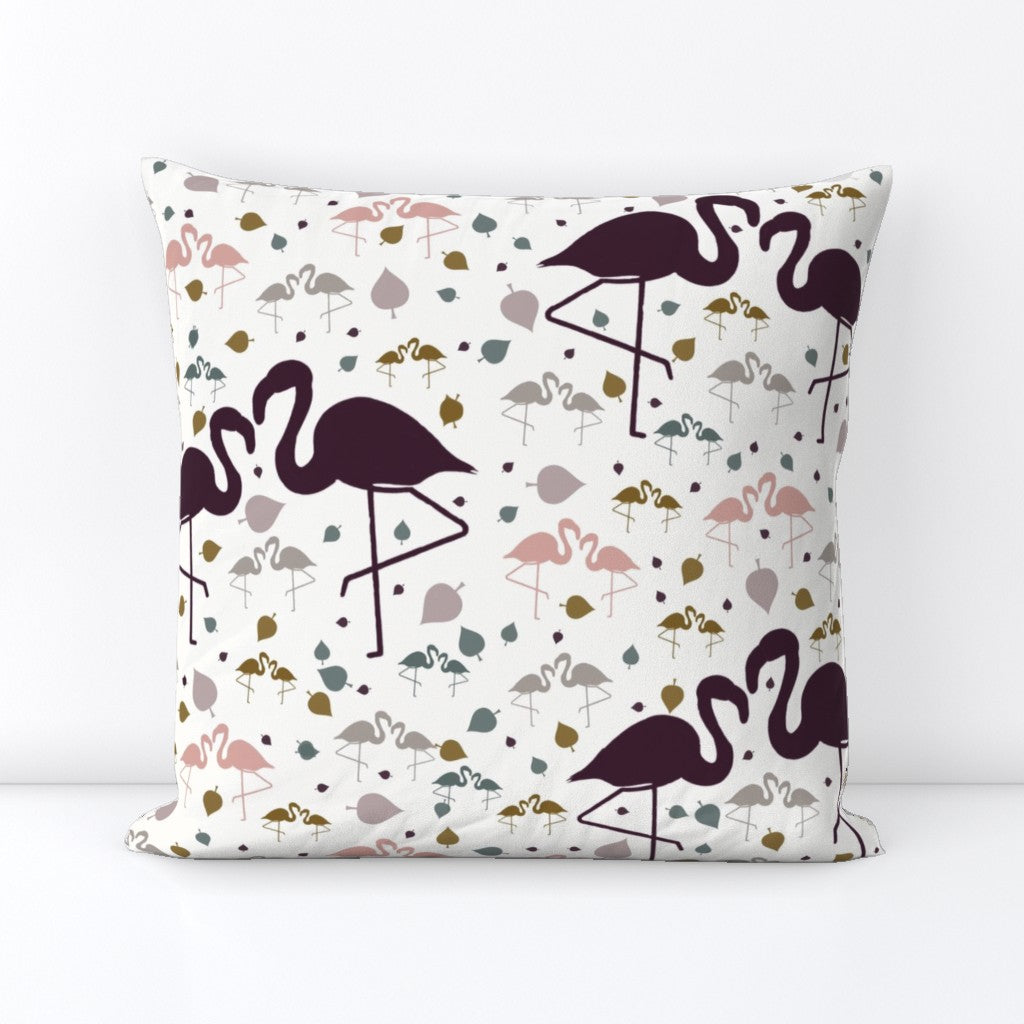 Flamingo Seamless Pattern | Hand Drawn| Digital Download | Commercial Use | Repeating Design | High-Resolution (12x12 inch, 300 DPI)