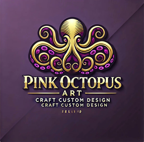 Pink Octopus Art