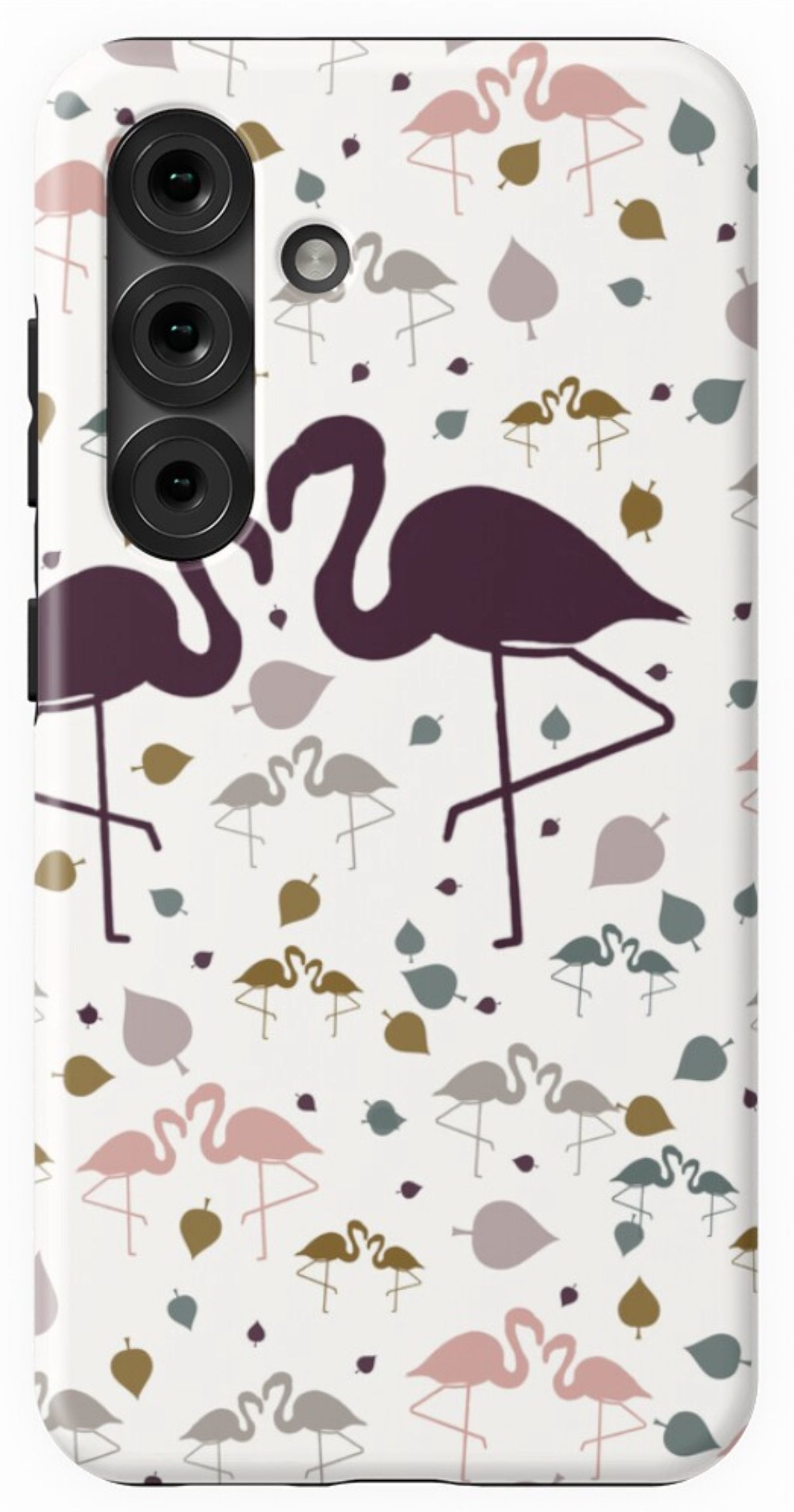 Flamingo Seamless Pattern | Hand Drawn| Digital Download | Commercial Use | Repeating Design | High-Resolution (12x12 inch, 300 DPI)