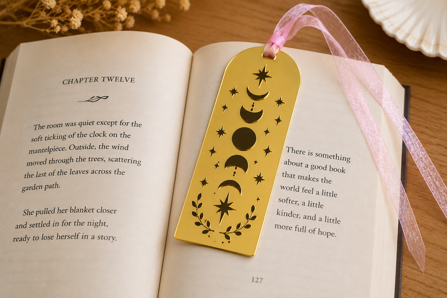 Handmade Acrylic Bookmarks | Decorative Ribbon Bookmarks | Gift for Book Lovers