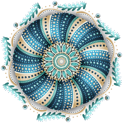 Urchin Shell Designer Collection – 12x12” 300 DPI Digital Download