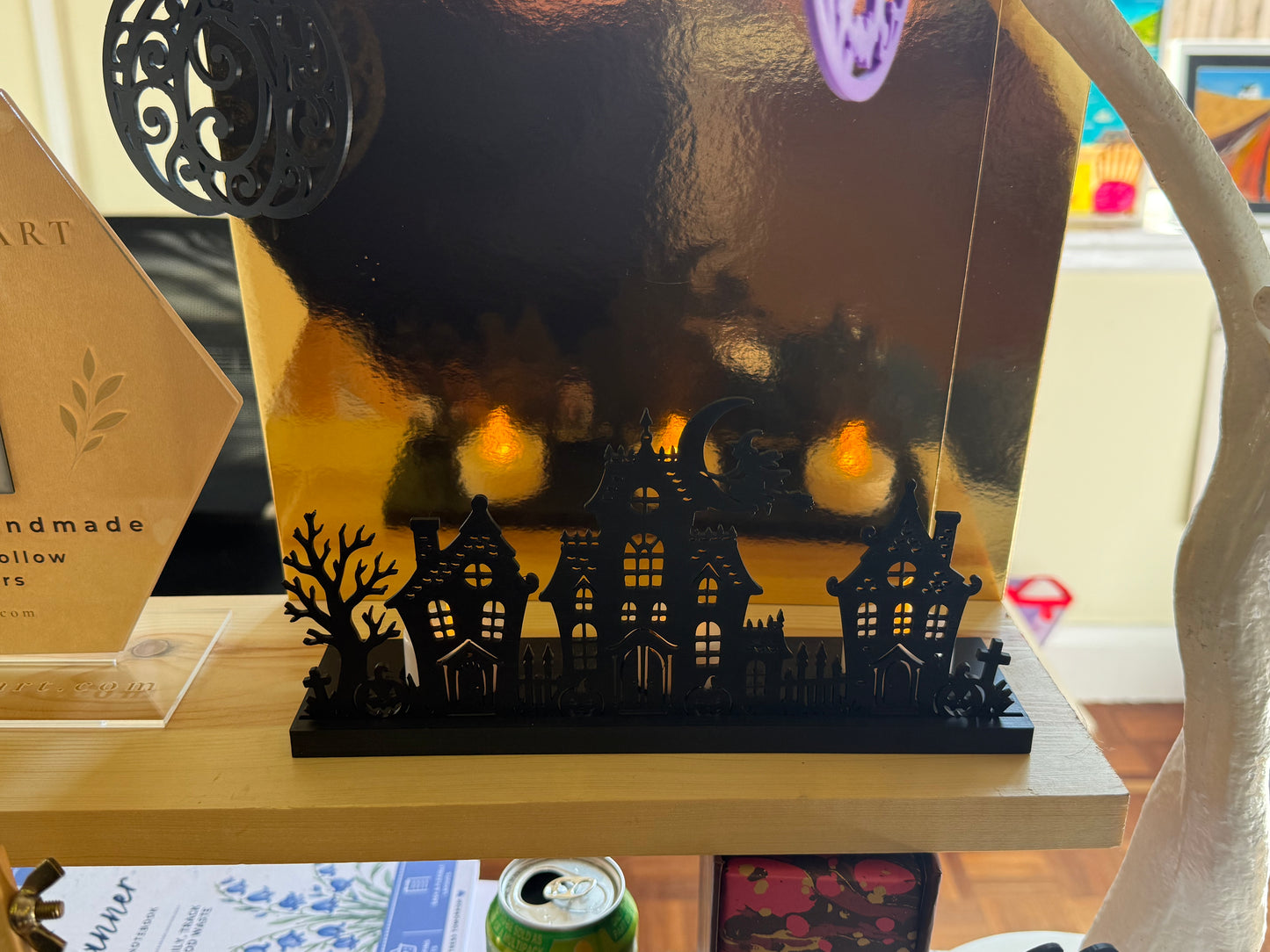 Light-Up Haunted Halloween Village – 3D Printed Halloween Decoration